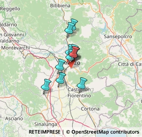 Mappa Località Gaville, 52100 Arezzo AR, Italia (7.84667)