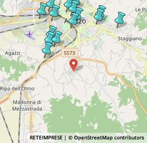 Mappa Località Gaville, 52100 Arezzo AR, Italia (2.73133)
