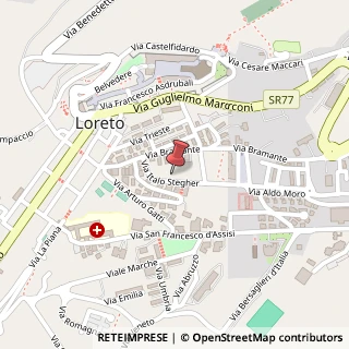 Mappa Via Stegher, 15, 60025 Loreto, Ancona (Marche)