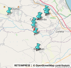 Mappa SP105, 62019 Recanati MC, Italia (3.68091)