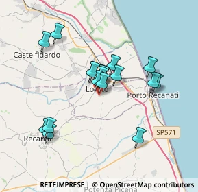 Mappa Viale Umbria, 60025 Loreto AN, Italia (3.04278)