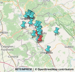 Mappa Località San Paterniano, 06012 Perugia PG, Italia (10.5315)