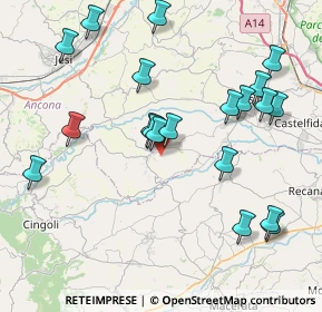 Mappa Via Morolo, 60024 Filottrano AN, Italia (8.985)