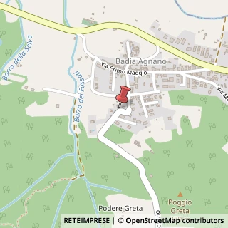 Mappa Via San Pancrazio, 3, 52021 Bucine, Arezzo (Toscana)