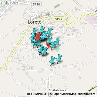 Mappa Via Abruzzo, 60025 Loreto AN, Italia (0.27)