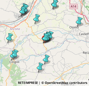 Mappa Corso del Popolo, 60024 Filottrano AN, Italia (8.622)