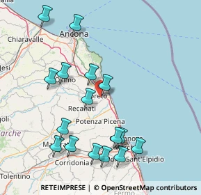 Mappa Via Lavanderia, 60025 Loreto AN, Italia (17.70438)