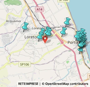 Mappa Via Lavanderia, 60025 Loreto AN, Italia (2.309)