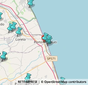 Mappa Via Recanati, 62017 Porto Recanati MC, Italia (6.39467)