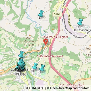 Mappa Località Ponte dell'Armi, 53034 Colle di Val d'Elsa SI, Italia (1.7145)