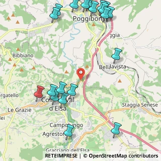 Mappa Località Ponte dell'Armi, 53034 Colle di Val d'Elsa SI, Italia (3.027)