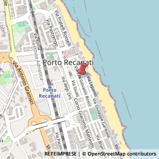 Mappa Via S. Giovanni Bosco, 70, 62017 Porto Recanati, Macerata (Marche)