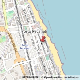 Mappa Via San Giovanni Bosco, 100, 62017 Porto Recanati, Macerata (Marche)