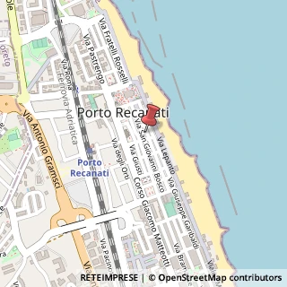 Mappa Via Giacomo Leopardi, 15, 62017 Porto Recanati, Macerata (Marche)