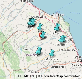 Mappa Via Fonti, 60024 Filottrano AN, Italia (11.2405)