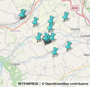 Mappa Via Fonti, 60024 Filottrano AN, Italia (5.19786)