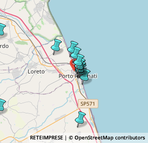 Mappa Via del Sole, 62017 Porto Recanati MC, Italia (2.70846)