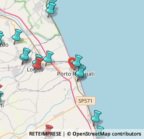 Mappa Via del Sole, 62017 Porto Recanati MC, Italia (6.171)