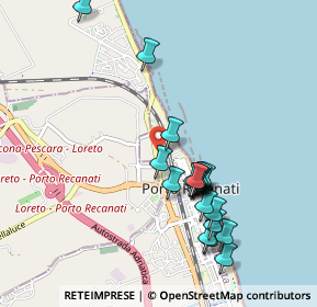 Mappa Via del Sole, 62017 Porto Recanati MC, Italia (0.964)