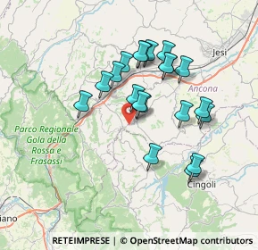 Mappa Via S. Bartolomeo, 60034 Cupramontana AN, Italia (6.3825)