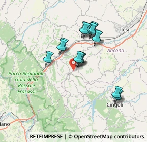 Mappa Via S. Bartolomeo, 60034 Cupramontana AN, Italia (6.37556)