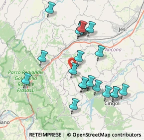 Mappa Via S. Bartolomeo, 60034 Cupramontana AN, Italia (7.9065)