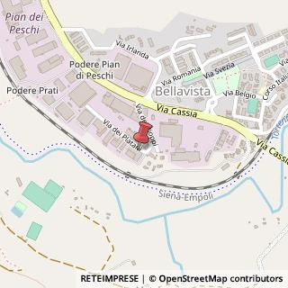Mappa Via dei Platani, 53036 Bellavista SI, Italia, 53036 Poggibonsi, Siena (Toscana)