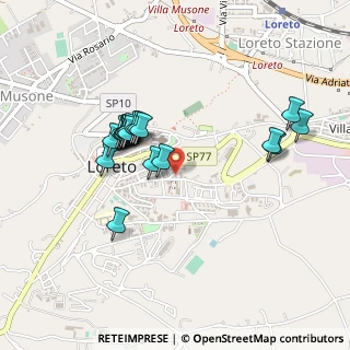 Mappa Piazza Luigi Fanini, 60025 Loreto AN, Italia (0.4265)