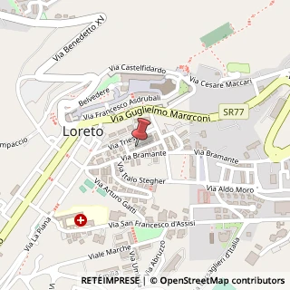 Mappa Via Luca Signorelli, 3, 60025 Loreto, Ancona (Marche)