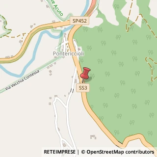 Mappa Via flaminia sud 26, 61044 Cantiano, Pesaro e Urbino (Marche)