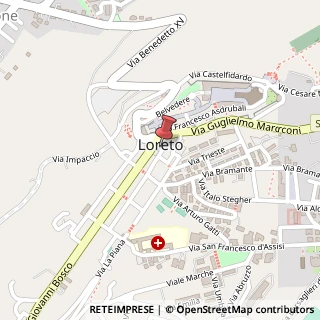 Mappa Via solari 53, 60025 Loreto, Ancona (Marche)