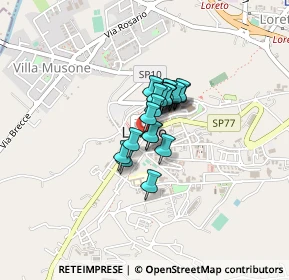 Mappa Via Giannuario Solari, 60025 Loreto AN, Italia (0.211)