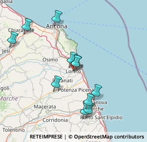 Mappa Via Giannuario Solari, 60025 Loreto AN, Italia (15.36909)