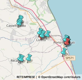 Mappa Via Giannuario Solari, 60025 Loreto AN, Italia (4.2175)