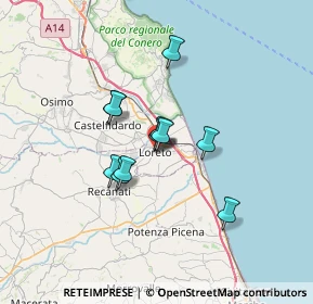 Mappa Viale Trieste, 60025 Loreto AN, Italia (4.79545)