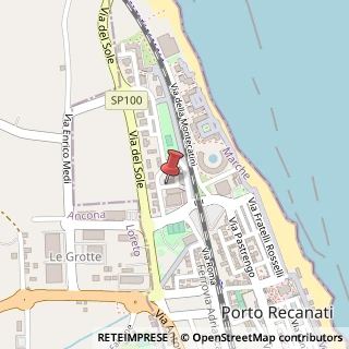 Mappa Via Giacomo Brodolini, 4/ M, 62017 Porto Recanati, Macerata (Marche)