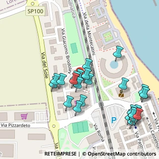 Mappa Via Giacomo Brodolini, 62017 Porto Recanati MC, Italia (0.125)