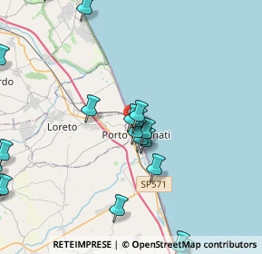 Mappa Via Giacomo Brodolini, 62017 Porto Recanati MC, Italia (5.4025)