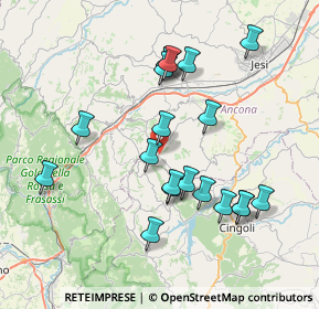 Mappa Via Elisa Amatori, 60034 Cupramontana AN, Italia (7.6365)