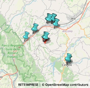 Mappa Via Elisa Amatori, 60034 Cupramontana AN, Italia (6.13889)