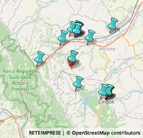 Mappa Via Elisa Amatori, 60034 Cupramontana AN, Italia (7.36944)