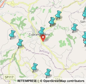 Mappa Via Elisa Amatori, 60034 Cupramontana AN, Italia (2.86308)