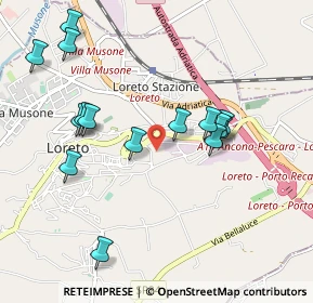 Mappa 60025 Loreto AN, Italia (1.03267)