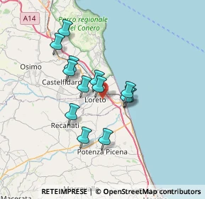 Mappa 60025 Loreto AN, Italia (5.72)