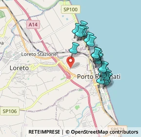 Mappa Via Giuseppa Maria Carmelitana, 60025 Loreto AN, Italia (1.637)