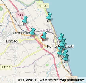 Mappa Via Giuseppa Maria Carmelitana, 60025 Loreto AN, Italia (1.815)