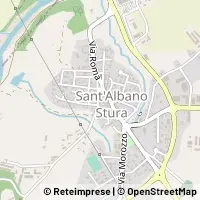 Kartta Sant'Albano Stura