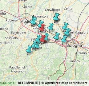 Mappa Via C. Angelelli, 40053 Valsamoggia BO, Italia (10.6515)