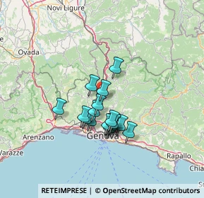 Mappa 16010 Serra Riccò GE, Italia (10.12647)