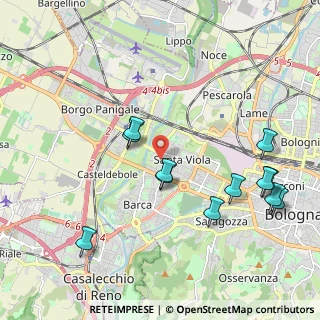 Mappa Via Egnazia, 40133 Bologna BO, Italia (2.24667)